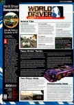 Scan of the walkthrough of World Driver Championship published in the magazine Expert Gamer 62, page 1