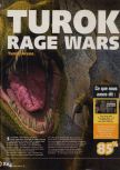 Scan of the walkthrough of Turok: Rage Wars published in the magazine X64 HS09, page 1