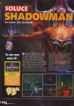 Scan of the walkthrough of Shadow Man published in the magazine X64 HS09, page 1