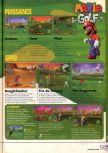 Scan of the walkthrough of Mario Golf published in the magazine X64 HS09, page 2