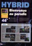 Scan of the walkthrough of Hybrid Heaven published in the magazine X64 HS09, page 1