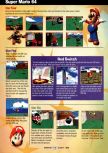 Scan of the walkthrough of Super Mario 64 published in the magazine GamePro 097, page 4