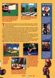 Scan of the review of Super Mario 64 published in the magazine GamePro 097, page 2