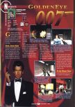 Scan of the review of Goldeneye 007 published in the magazine GamePro 108, page 1