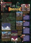 Scan of the review of Rampage World Tour published in the magazine GamePro 116, page 1