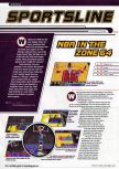 Scan of the preview of NBA Pro 98 published in the magazine Ultra Game Players 106, page 1