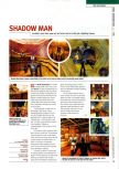 Scan of the preview of Shadow Man published in the magazine Next Generation 52, page 1