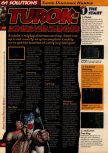 Scan of the walkthrough of Turok: Dinosaur Hunter published in the magazine 64 Solutions 01, page 1