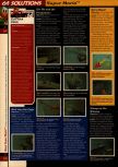 Scan of the walkthrough of Super Mario 64 published in the magazine 64 Solutions 01, page 41