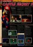Scan of the walkthrough of Super Mario 64 published in the magazine 64 Solutions 01, page 47