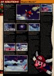 Scan of the walkthrough of Super Mario 64 published in the magazine 64 Solutions 01, page 49