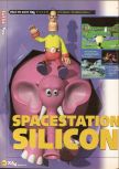 Scan du test de Space Station Silicon Valley paru dans le magazine X64 13, page 1