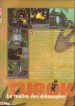 Scan of the review of Turok 2: Seeds Of Evil published in the magazine X64 13, page 1