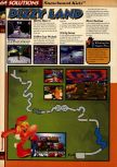 Scan of the walkthrough of Snowboard Kids published in the magazine 64 Solutions 04, page 7