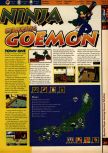 Scan of the walkthrough of Mystical Ninja Starring Goemon published in the magazine 64 Solutions 05, page 2