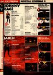 Scan of the walkthrough of Mortal Kombat 4 published in the magazine 64 Solutions 07, page 7