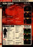 Scan de la soluce de Mortal Kombat 4 paru dans le magazine 64 Solutions 07, page 9