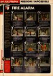 Scan of the walkthrough of Mission: Impossible published in the magazine 64 Solutions 07, page 9