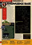 Scan of the walkthrough of Forsaken published in the magazine 64 Solutions 07, page 3