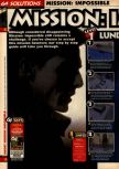 Scan of the walkthrough of Mission: Impossible published in the magazine 64 Solutions 07, page 1