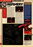 Scan of the walkthrough of Forsaken published in the magazine 64 Solutions 07, page 21