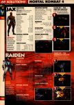 Scan of the walkthrough of Mortal Kombat 4 published in the magazine 64 Solutions 07, page 3