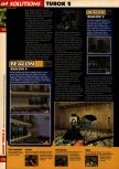 Scan of the walkthrough of Turok 2: Seeds Of Evil published in the magazine 64 Solutions 08, page 5