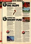 Scan de la soluce de Buck Bumble paru dans le magazine 64 Solutions 08, page 5