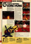 Scan de la soluce de Buck Bumble paru dans le magazine 64 Solutions 08, page 14