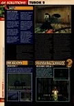 Scan of the walkthrough of Turok 2: Seeds Of Evil published in the magazine 64 Solutions 08, page 3