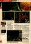 Scan of the walkthrough of Turok 2: Seeds Of Evil published in the magazine 64 Solutions 09, page 17