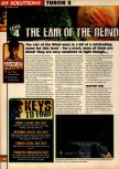 Scan de la soluce de Turok 2: Seeds Of Evil paru dans le magazine 64 Solutions 09, page 21