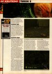 Scan of the walkthrough of Turok 2: Seeds Of Evil published in the magazine 64 Solutions 09, page 23