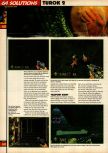 Scan of the walkthrough of Turok 2: Seeds Of Evil published in the magazine 64 Solutions 09, page 29