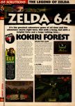 Scan de la soluce de The Legend Of Zelda: Ocarina Of Time paru dans le magazine 64 Solutions 09, page 1
