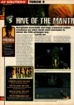 Scan de la soluce de Turok 2: Seeds Of Evil paru dans le magazine 64 Solutions 09, page 33