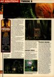 Scan of the walkthrough of Turok 2: Seeds Of Evil published in the magazine 64 Solutions 09, page 43