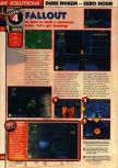 Scan of the walkthrough of Duke Nukem Zero Hour published in the magazine 64 Solutions 13, page 11
