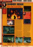 Scan of the walkthrough of Duke Nukem Zero Hour published in the magazine 64 Solutions 13, page 13