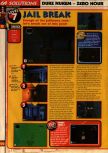 Scan of the walkthrough of Duke Nukem Zero Hour published in the magazine 64 Solutions 13, page 16