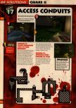 Scan de la soluce de Quake II paru dans le magazine 64 Solutions 13, page 19