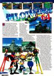 Scan of the review of Pilotwings 64 published in the magazine Electronic Gaming Monthly 086, page 2