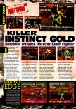 Scan of the preview of Killer Instinct Gold published in the magazine Electronic Gaming Monthly 088, page 8