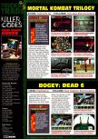 Scan of the walkthrough of Mortal Kombat Trilogy published in the magazine Electronic Gaming Monthly 089, page 1
