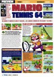 Scan of the preview of Mario Tennis published in the magazine Consoles Max 14, page 1