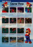 Scan of the walkthrough of Super Mario 64 published in the magazine GamePro 098, page 3