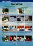 Scan of the walkthrough of Super Mario 64 published in the magazine GamePro 098, page 5