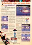 Scan du test de Olympic Hockey Nagano '98 paru dans le magazine GamePro 114, page 1