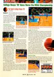 Scan of the review of Fox Sports College Hoops '99 published in the magazine GamePro 123, page 1