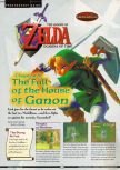 Scan of the walkthrough of The Legend Of Zelda: Ocarina Of Time published in the magazine GamePro 126, page 1